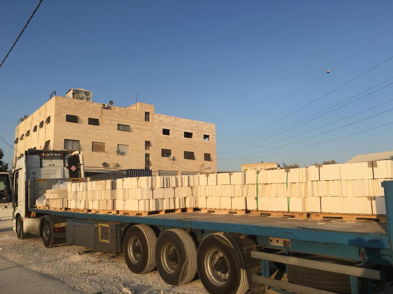 Stone blocks ready for delivery