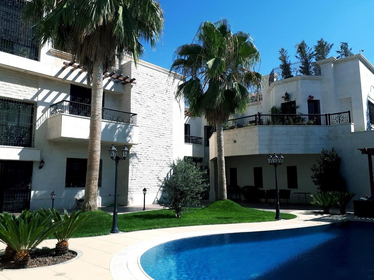Private courtyard with pool