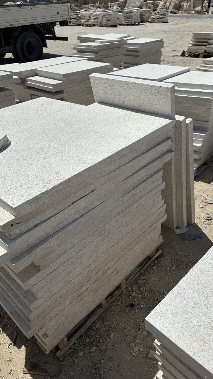 Natural stone slab detail